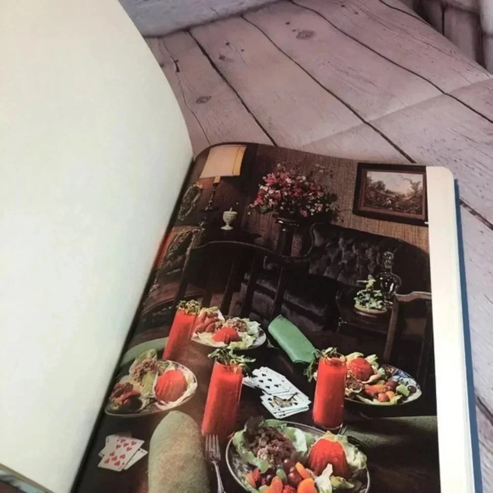 vtg 1972 SOUTHERN LIVING PARTY cookbook farmhouse country cottage retro kitschy